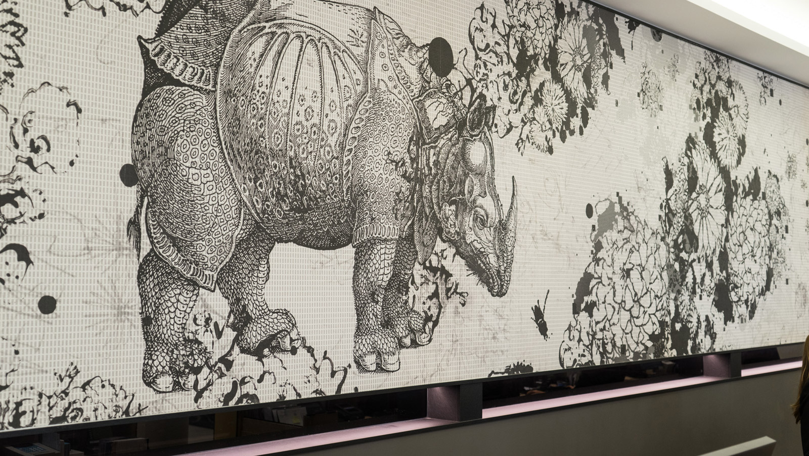 Tapete Das Rhinozeros von Albrecht Dürer