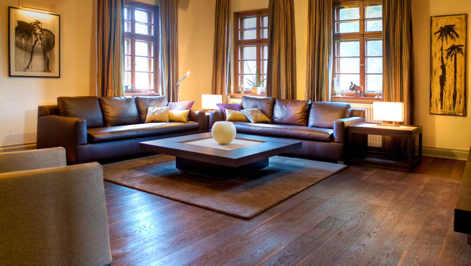 Blick in das Wohnzimmer